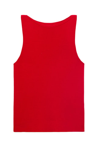 Top maille fine - Rouge