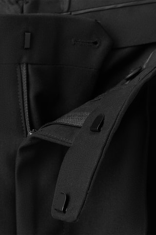 Pantalon costume regular-fit pinces - Noir