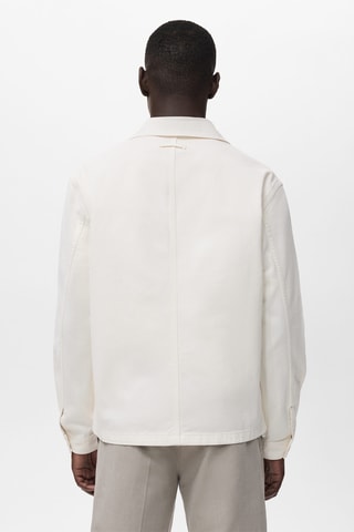 Veste en jean 100 % coton - Blanc