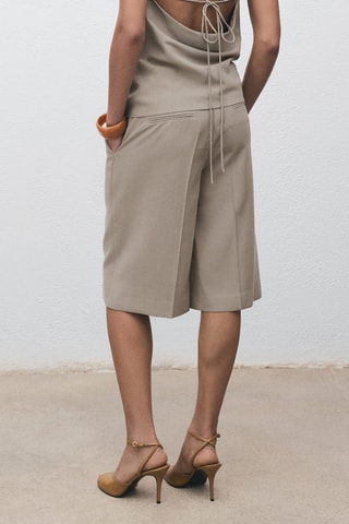 Bermuda costume taille normale - Gris