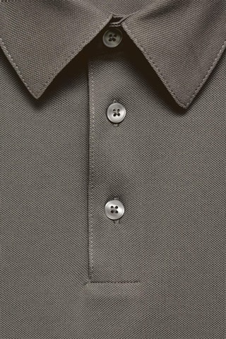 Polo coton piqué - Vert foncé