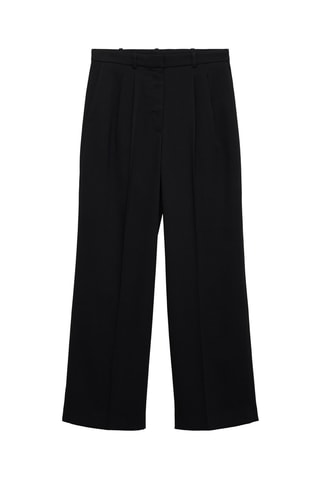 Pantalon droit pinces - Noir