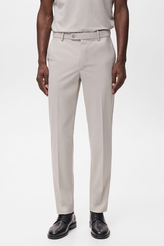 Pantalon costume Zurich slim-fit Thermolite® - Beige
