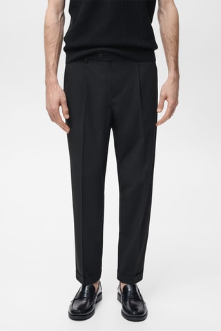 Pantalon costume Boston regular fit - Noir