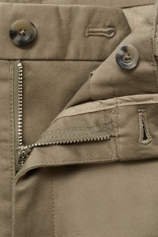 Pantalon Barna slim-fit en sergé - Gris