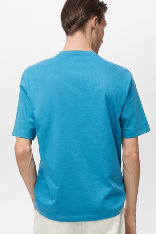 T-shirt heavy weight relaxed fit - Turquoise