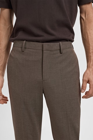 Pantalon costume Parí super slim-fit - Marron