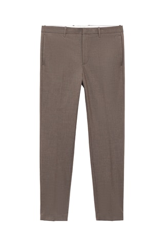 Pantalon costume Parí super slim-fit - Marron
