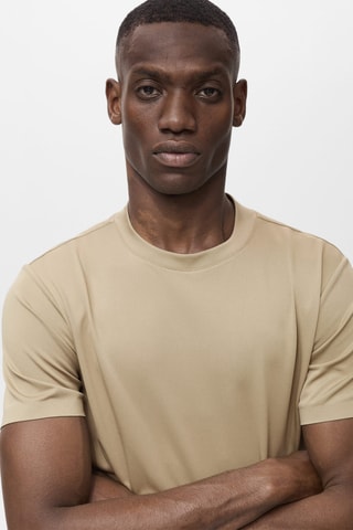 T-shirt slim-fit COOLMAX® - Kaki