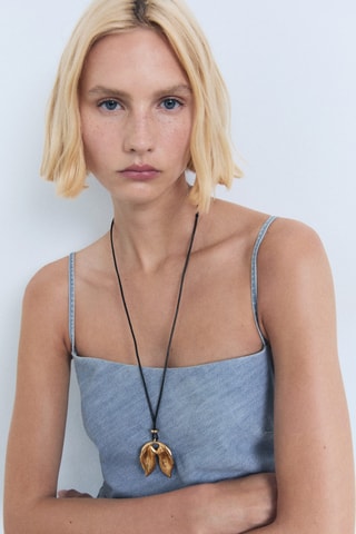 Robe jean drapée - Bleu