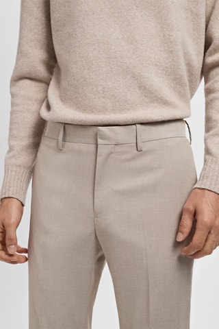 Pantalon costume Paris coupe slim - Beige