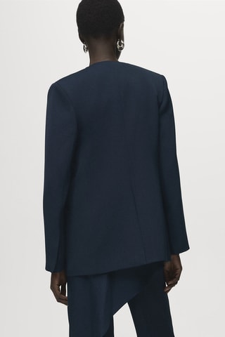 Blazer costume croisé - Bleu marine