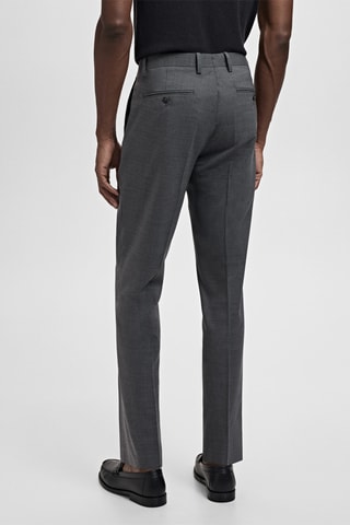 Pantalon costume Turin 100 % laine vierge - Gris