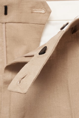Pantalon costume Amalfi 100 % lin slim-fit - Beige