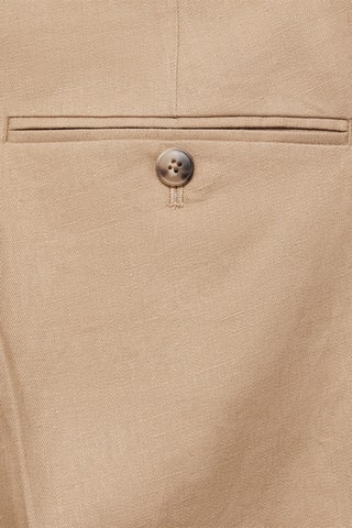 Pantalon costume Amalfi 100 % lin slim-fit - Beige