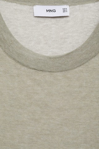 T-shirt combiné coton - Kaki