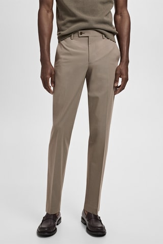 Pantalon costume Milán slim-fit - Gris