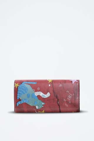 Cartera de piel vegana Mira  - Multicolor
