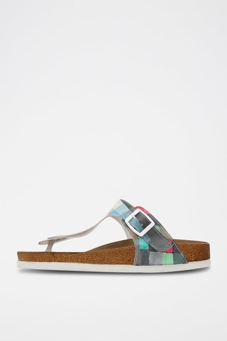 Chanclas Yabara with Fish - Azul marino