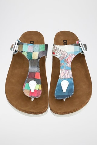 Chanclas Yabara with Fish - Azul marino