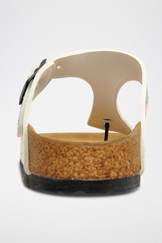 Chanclas Be A Flamingo - Blanco y verde claro