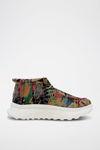 Zapatillas de piel vegana con plataforma Nova - Multicolor