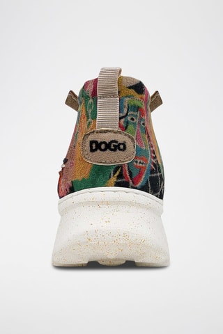 Zapatillas de piel vegana con plataforma Nova - Multicolor