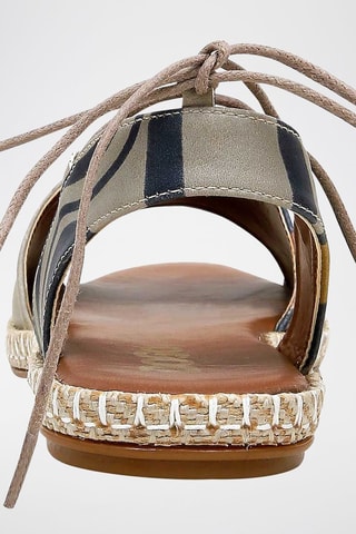 Sandalias Love Long Hair - Crudo y azul marino