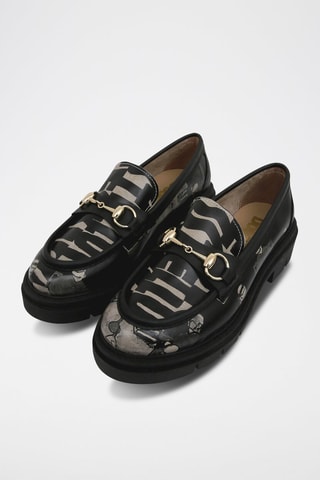 Mocasines de piel vegana Supper  - Multicolor