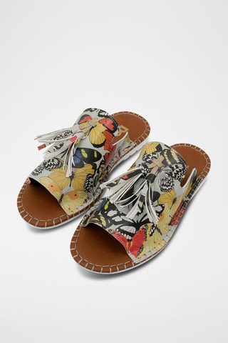 Sandalias - Amarillo y gris