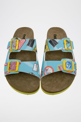 Sandalias Let's Fly - Azul