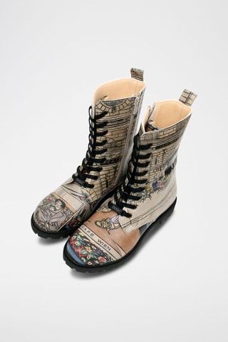 Botines Cafe Wien  - Multicolor