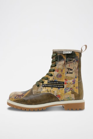 Botines Gustav Klimt El beso  - Multicolor