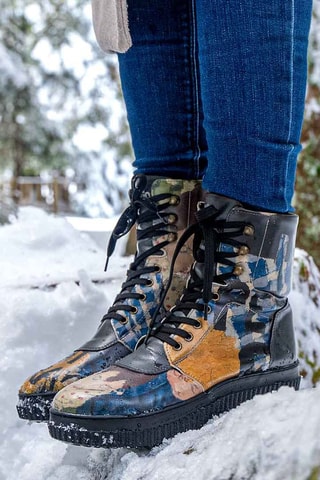 Enkellaarzen Les Peintres  - Multicolor