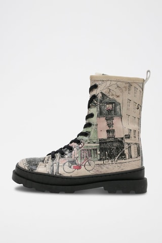 Botines Bonjour Paris  - Multicolor