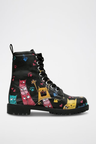Botines Cat Lovers  - Multicolor