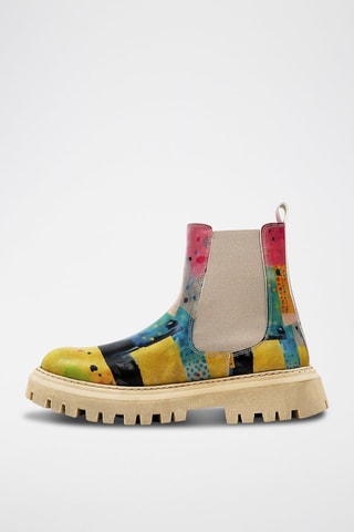 Botines Chelsea de piel vegana Aura - Multicolor