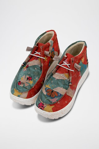Derbies de piel vegana con plataforma Nova  - Multicolor