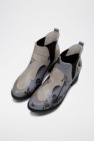 Bottines Chelsea en cuir vegan Eve  - Multicolore
