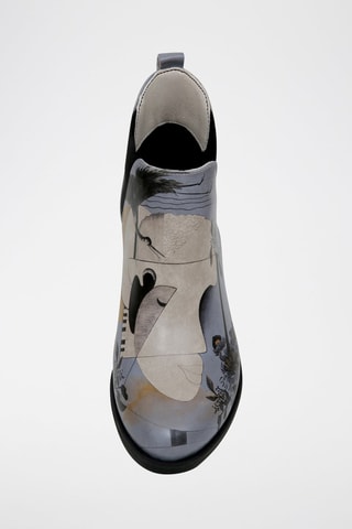 Bottines Chelsea en cuir vegan Eve  - Multicolore