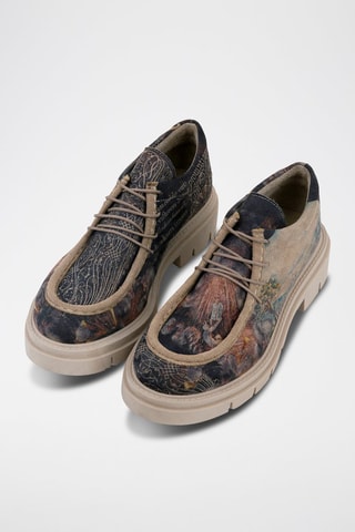 Derbies de piel vegana Shu  - Multicolor