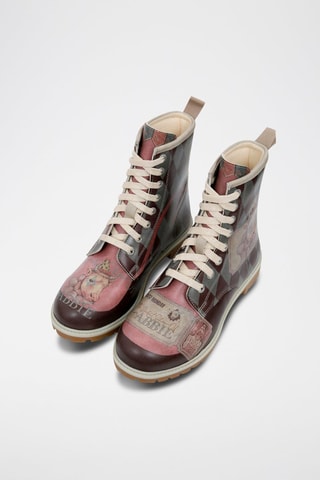 Botines de piel vegana Long  - Multicolor