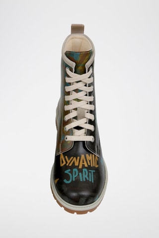 Botines de piel vegana Long  - Multicolor