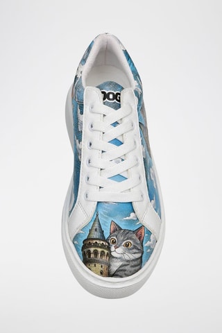 Zapatillas de piel vegana Galata Cat  - Multicolor