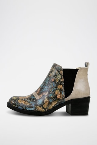 Botines Chelsea de piel vegana Eve  - Multicolor
