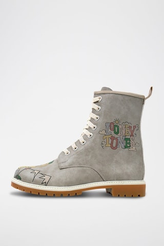 Botines de piel vegana Piolín Piolín y Silvestre Looney Tunes  - Multicolor