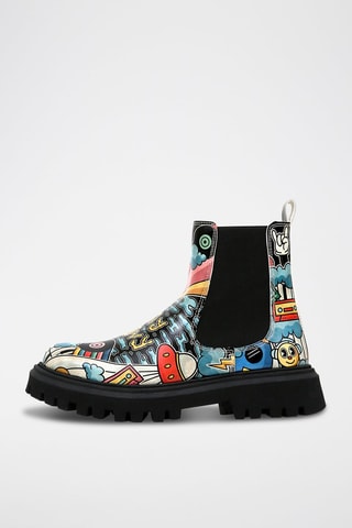 Botines Chelsea de piel vegana Aura - Multicolor