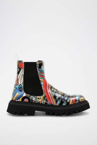 Botines Chelsea de piel vegana Aura - Multicolor