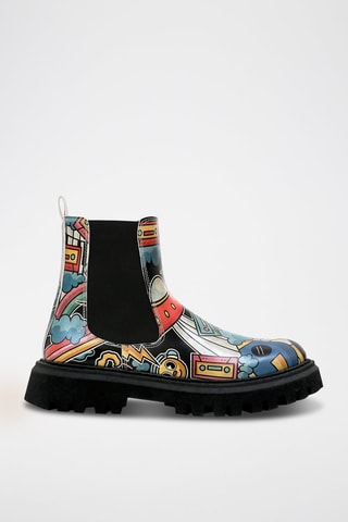 Botines Chelsea de piel vegana Aura - Multicolor