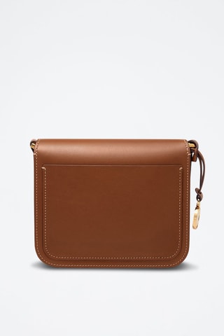Leren Schoudertas - Rood Camel